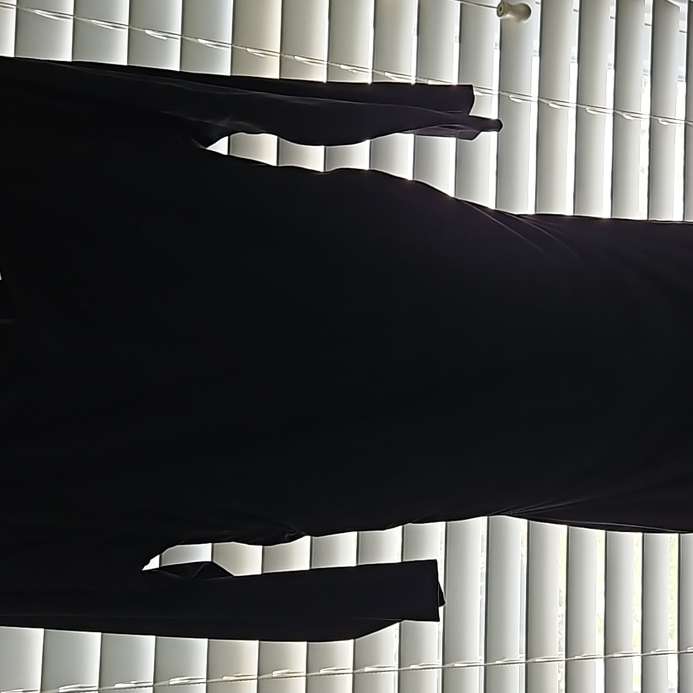 Long sleeve black dress